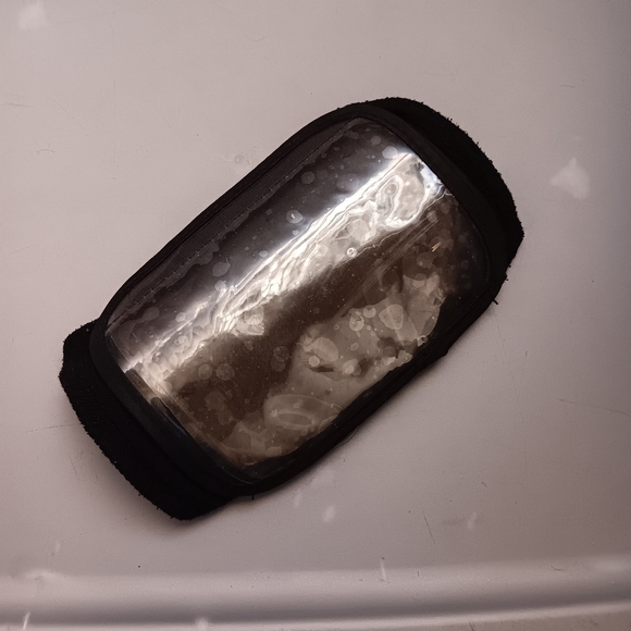 Quarterback Playbook/Playholder Wristband | Black | Large | Transparent | OS - Picture 6 of 6